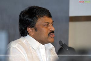 Chiranjeevi's first press meet as a Politician 