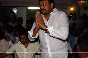 Chiru Tea Party at Ramanaidu Studios