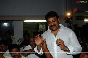 Chiru Tea Party at Ramanaidu Studios