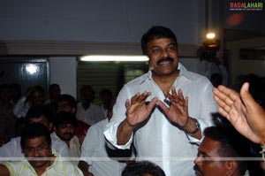 Chiru Tea Party at Ramanaidu Studios