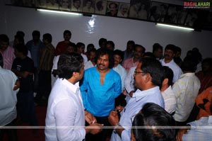 Chiranjeevi Dinner Party at Ramanaidu Studios