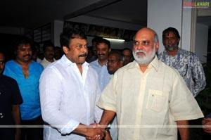 Chiranjeevi Dinner Party at Ramanaidu Studios