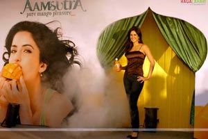 Katrina Khaif at Aam Sutra Slice Publicity Campaign In Hyderabad