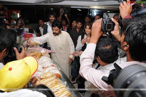 Balakrishna, Vishnu & Ileana Launch Almas Bakery at SR Nagar