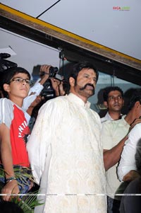 Balakrishna, Vishnu & Ileana Launch Almas Bakery at SR Nagar