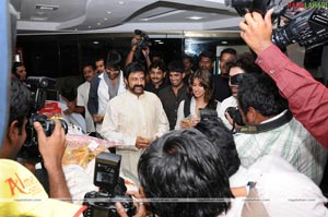 Balakrishna, Vishnu & Ileana Launch Almas Bakery at SR Nagar