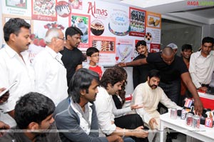 Balakrishna, Vishnu & Ileana Launch Almas Bakery at SR Nagar