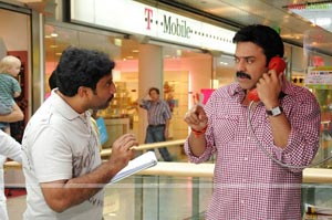 Namo Venkatesa Working Stills