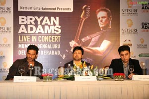 Bryan Adams Live In Concert Press Meet at Taj Krishna