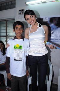 Femina Miss India South 2011 Finalists Visits Privileged Children at Smile Foundation