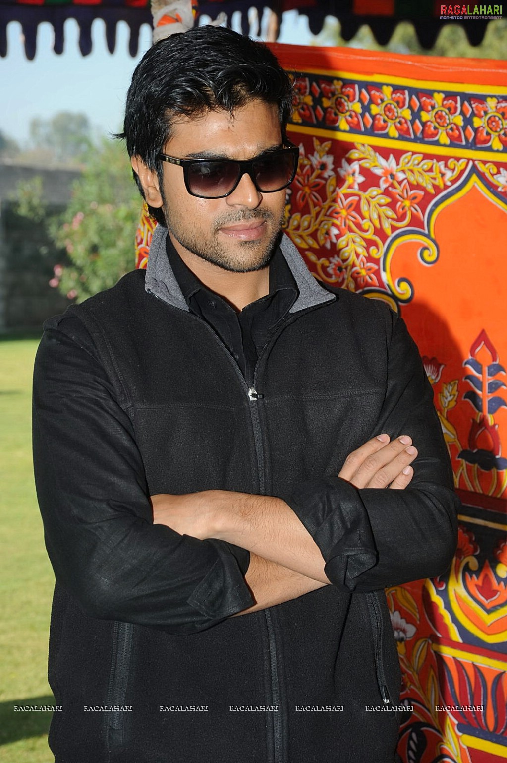 Charan at Hyd Santhi Nagar Christmas Celebrations 2010