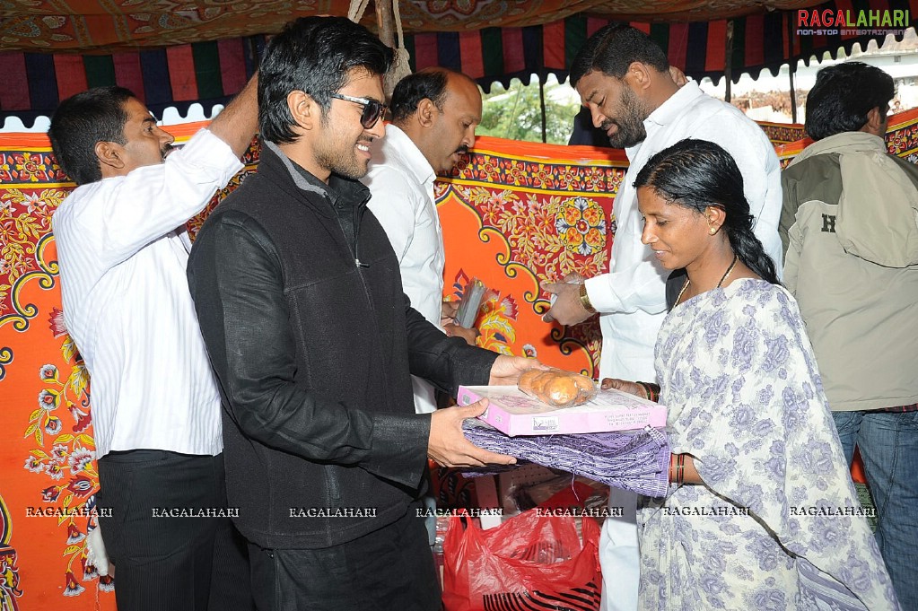 Charan at Hyd Santhi Nagar Christmas Celebrations 2010