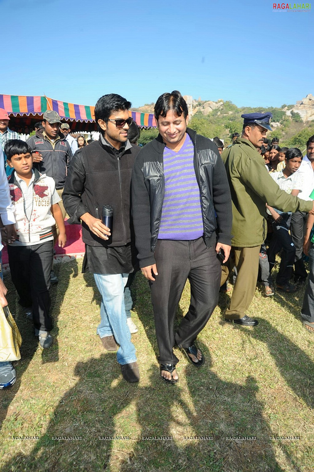 Charan at Hyd Santhi Nagar Christmas Celebrations 2010