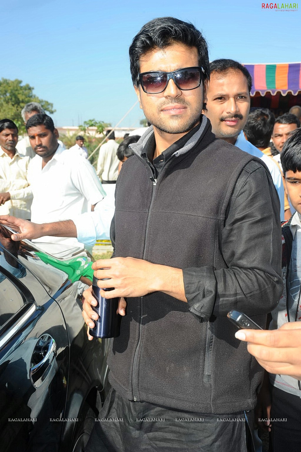 Charan at Hyd Santhi Nagar Christmas Celebrations 2010