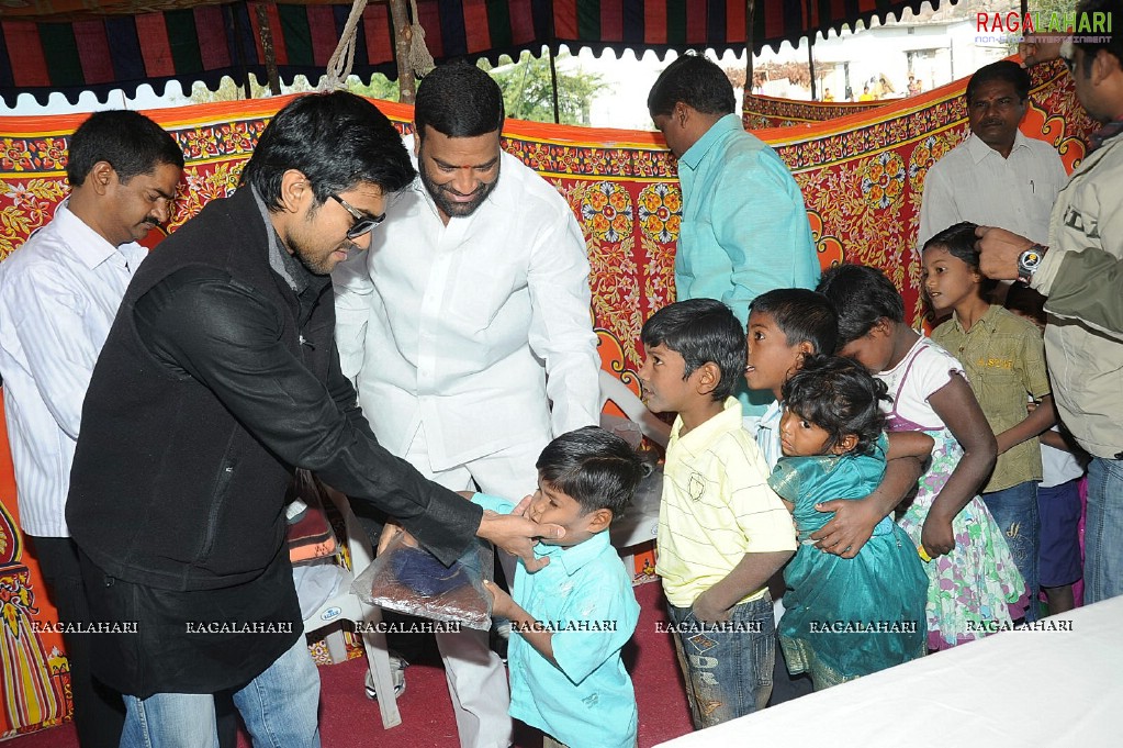 Charan at Hyd Santhi Nagar Christmas Celebrations 2010