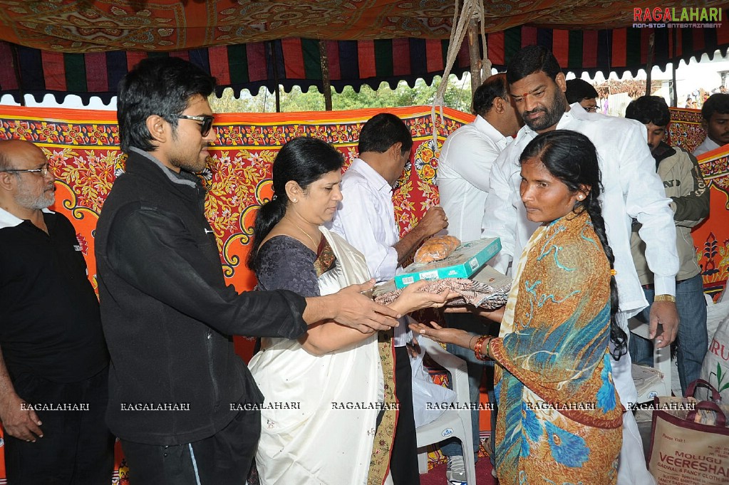 Charan at Hyd Santhi Nagar Christmas Celebrations 2010