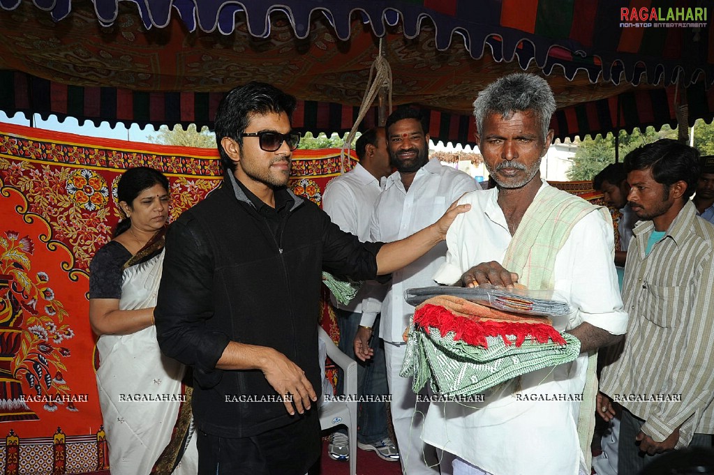 Charan at Hyd Santhi Nagar Christmas Celebrations 2010