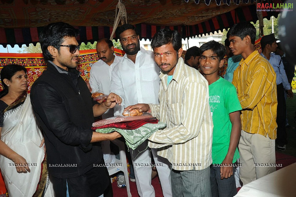 Charan at Hyd Santhi Nagar Christmas Celebrations 2010