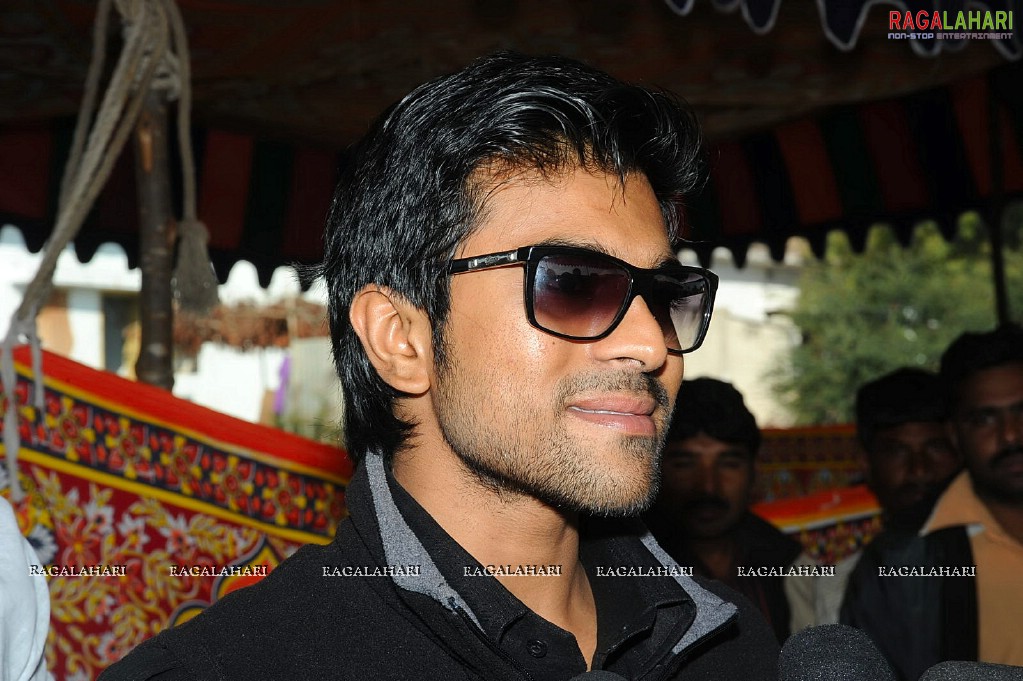 Charan at Hyd Santhi Nagar Christmas Celebrations 2010