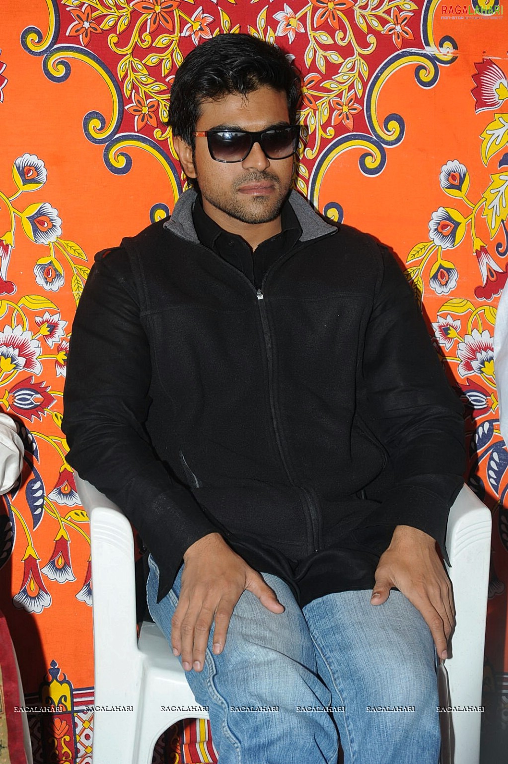 Charan at Hyd Santhi Nagar Christmas Celebrations 2010