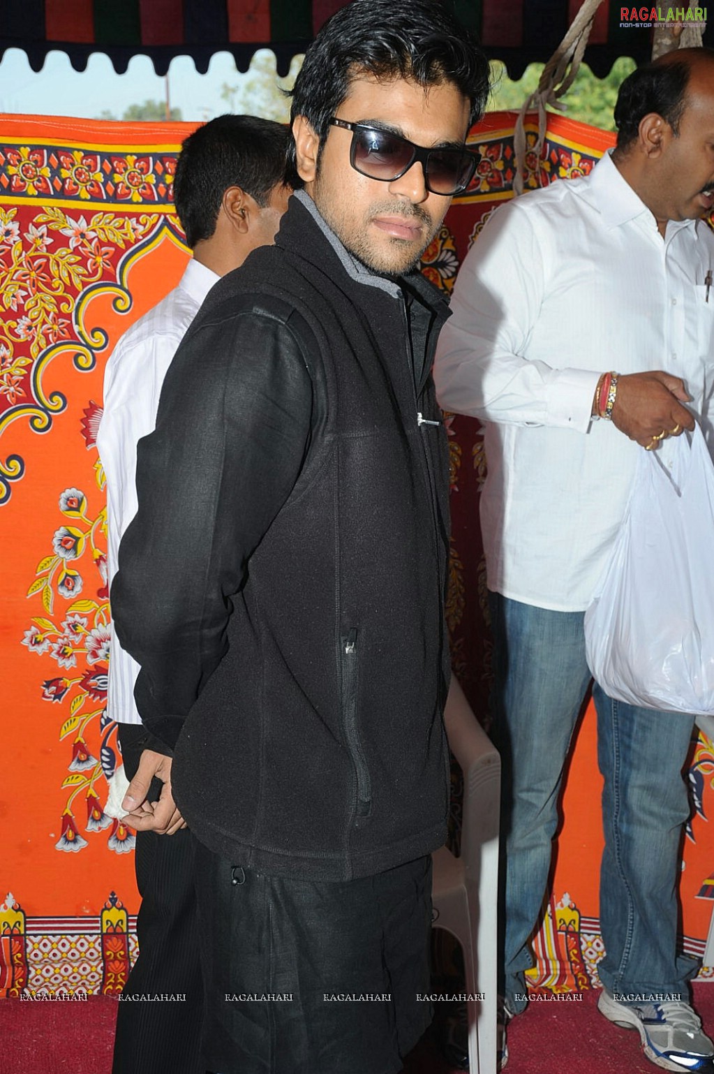 Charan at Hyd Santhi Nagar Christmas Celebrations 2010