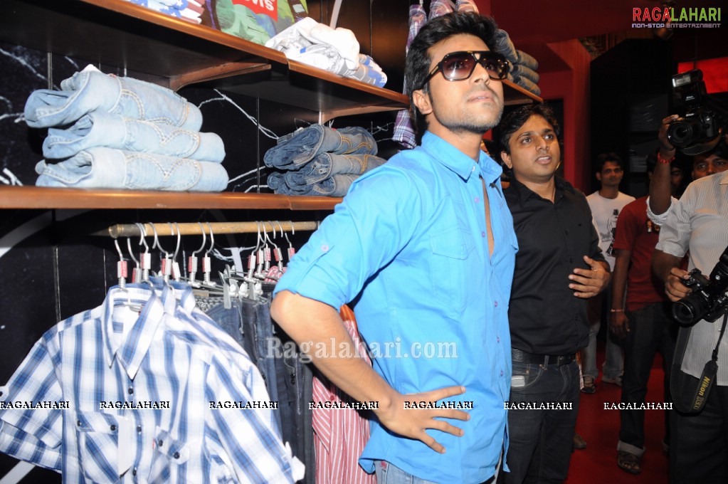 Charan at Levis Showroom, Hyd