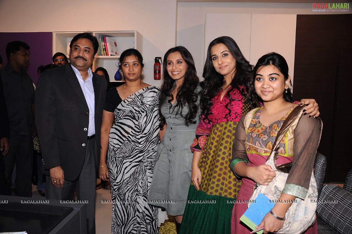 Rani Mukherjee and Vidya Balan at TMC, Hyd