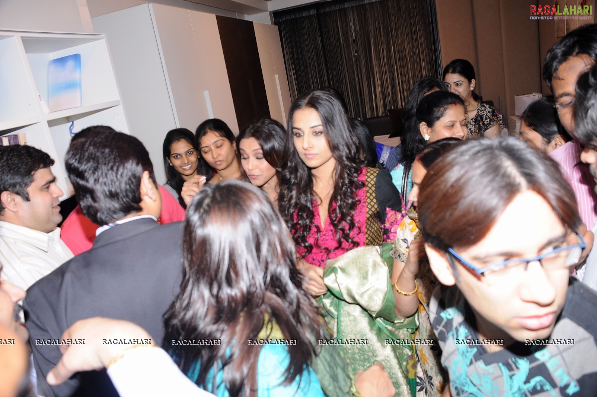 Rani Mukherjee and Vidya Balan at TMC, Hyd