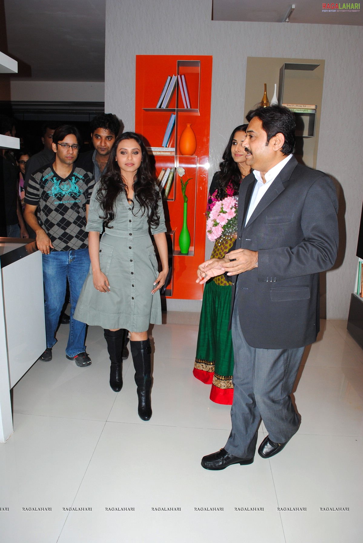 Rani Mukherjee and Vidya Balan at TMC, Hyd