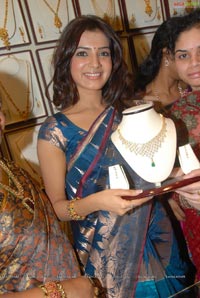 Samantha, Praneetha inagurates RKS Silks Showroom