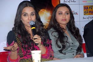 Rani Mukherjee and Vidya Balan at Cinemax, Hyderabad