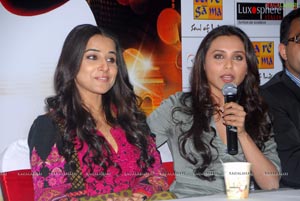 Rani Mukherjee and Vidya Balan at Cinemax, Hyderabad