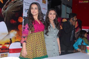 Rani Mukherjee and Vidya Balan at Cinemax, Hyderabad
