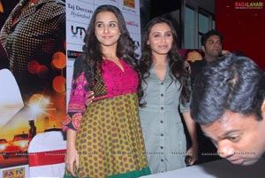 Rani Mukherjee and Vidya Balan at Cinemax, Hyderabad