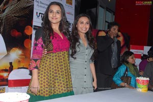 Rani Mukherjee and Vidya Balan at Cinemax, Hyderabad