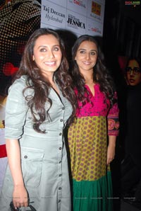 Rani Mukherjee and Vidya Balan at Cinemax, Hyderabad