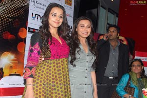 Rani Mukherjee and Vidya Balan at Cinemax, Hyderabad