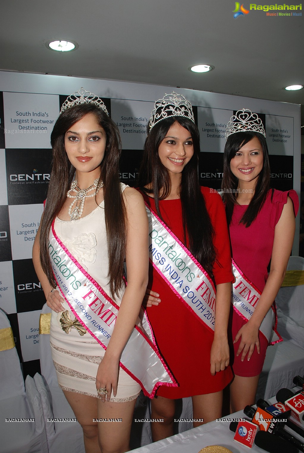 Miss India South 2012 Winners Celebrate at Centro