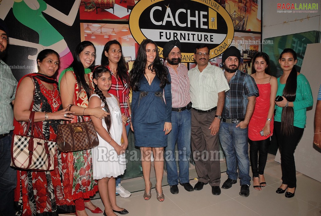 Neha Dhupia launches Cache Furnitures