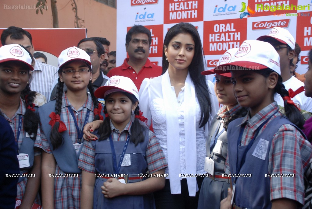 Shriya Saran at  'Adopt a School' Program