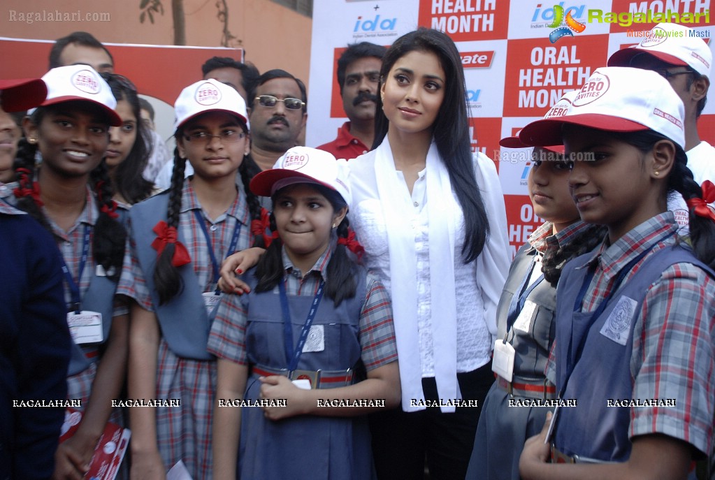 Shriya Saran at  'Adopt a School' Program