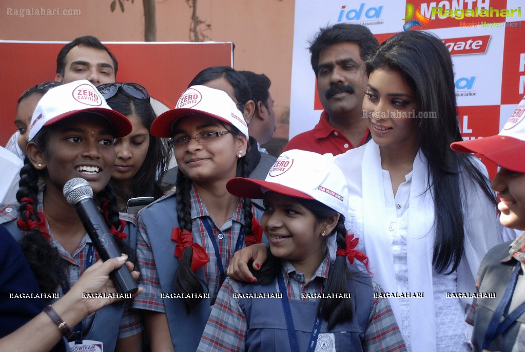 Shriya Saran at  'Adopt a School' Program