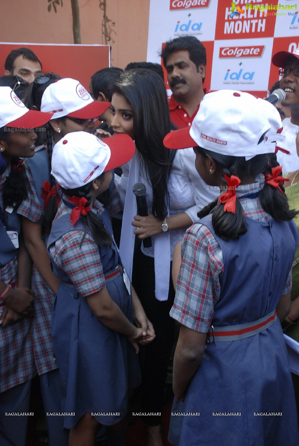 Shriya Saran at  'Adopt a School' Program