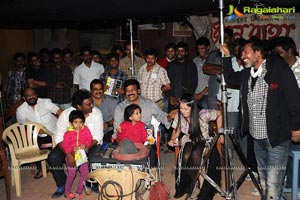 Megastar on Naayak Sets