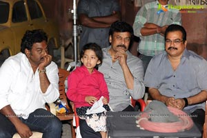 Megastar on Naayak Sets