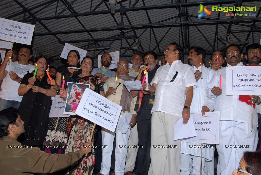 MAA Stars Candle Light March in tribute to Nirbhaya