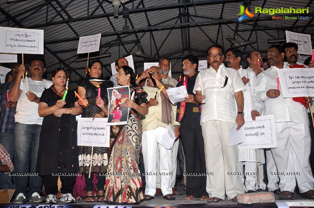 MAA Stars Candle Light March in tribute to Nirbhaya