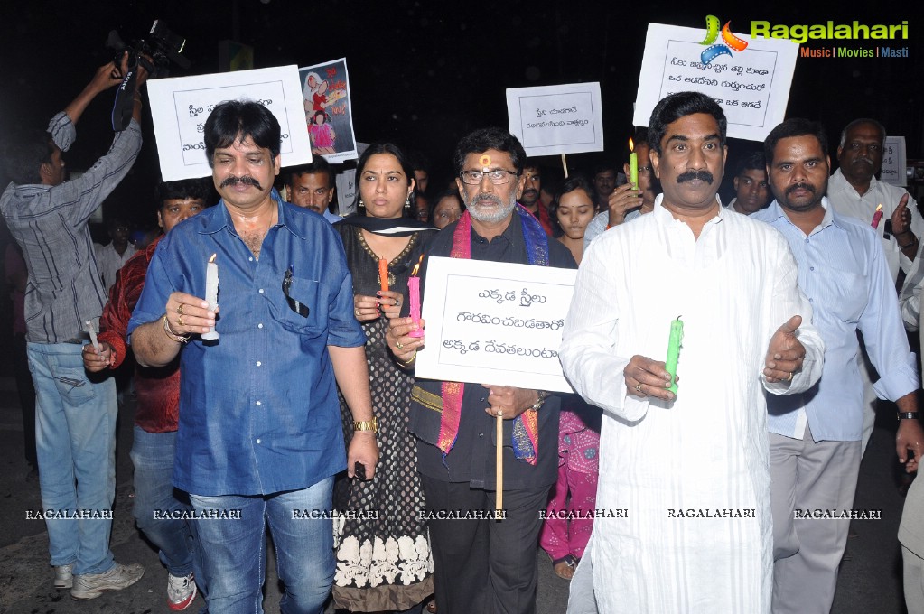 MAA Stars Candle Light March in tribute to Nirbhaya