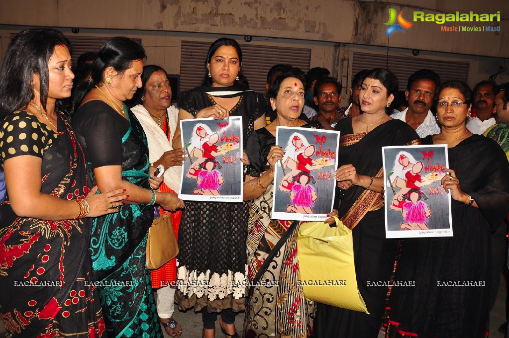 MAA Stars Candle Light March in tribute to Nirbhaya