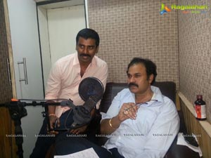 Nagababu dubbing for Pizza